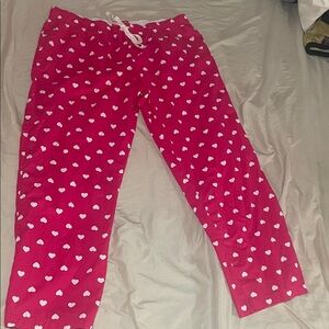 Pink Heart Pajama Pants